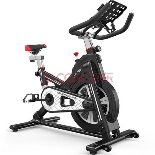 美蒂泰斯 动感单车健身车家用静音室内减肥自行车健身器材 红白色 美